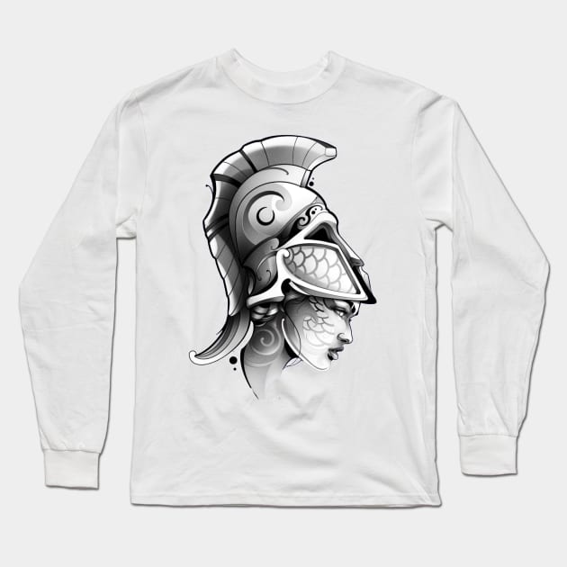 athena Long Sleeve T-Shirt by Ninja banana